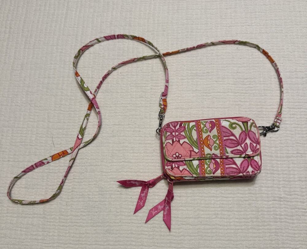 Vera Bradley All In One Crossbody Wallet Lillibee Retired Concert Stadium